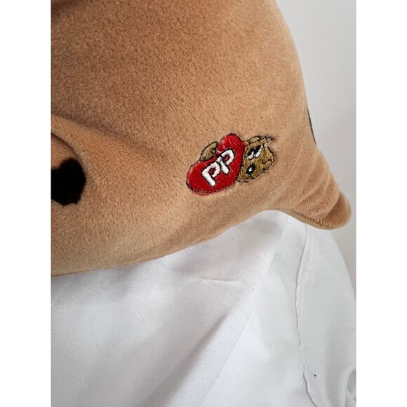 Tonka Vintage Pound Puppies Plush Dog Tan Brown Spots Heart Logo 17 1985 - Picture 6 of 10